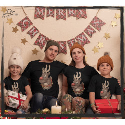 Zestaw koszulek Renifer